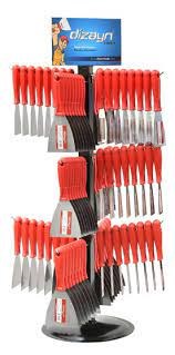 Dizayn 445  Spatula Ürün Standı Kırmızı