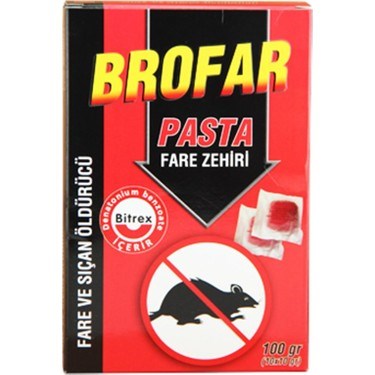 Brofor Pasta  Fare Ve Sıçan Öldürücü 100 gr