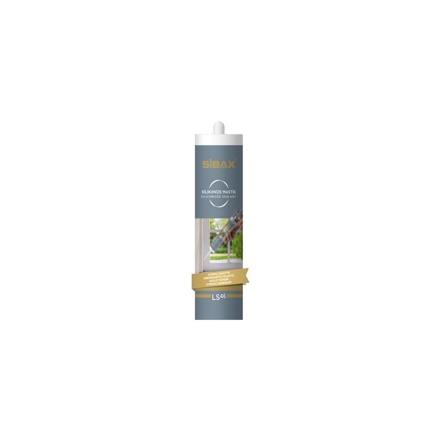 Sibax Energie Silikonize Mastik 450 gr Beyaz
