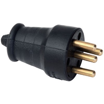 Far 37111101 Kauçuk Trifaze 3x25 Fiş