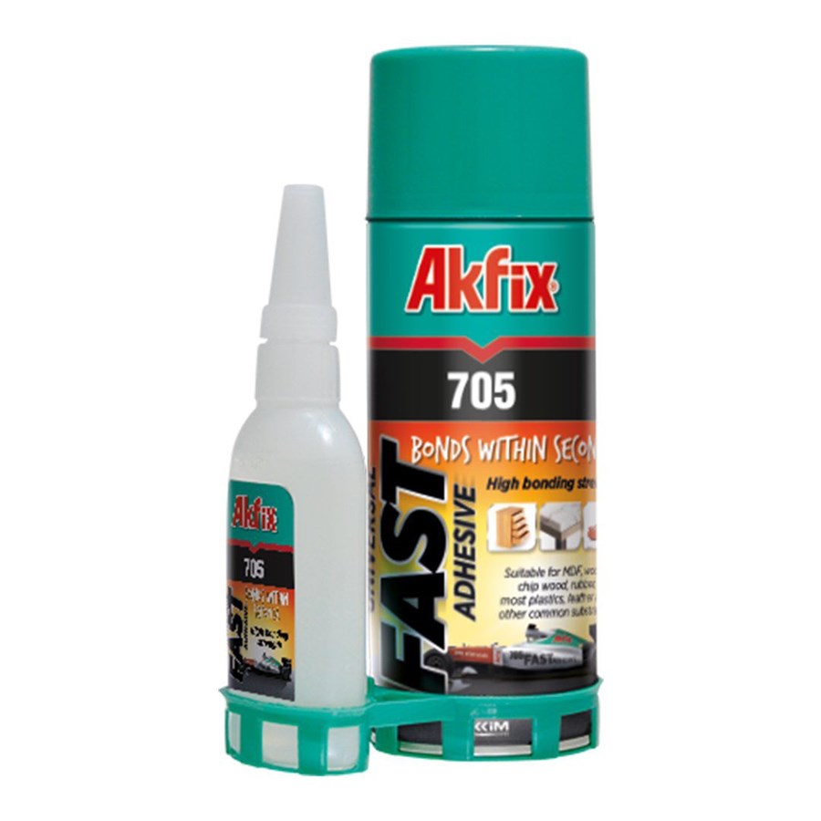 Akfix GA060 Mdf  Hızlı Yapıştırıcı 200ml+50Gr (705)