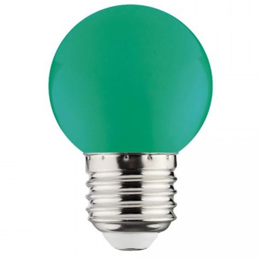 Horoz Rainbow Ampul 1 Watt Yeşil
