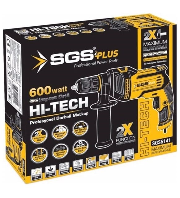 Öztürk  SGS5141  Darbeli Matkap 600 Watt