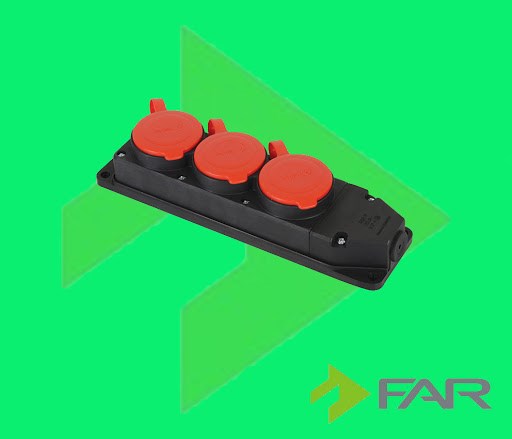 Far 37111102 Kauçuk Trifaze 3x25 Priz