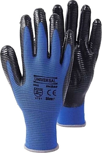 Üniversal Montaj Eldiven 8802 Techno Mavi-Siyah 10