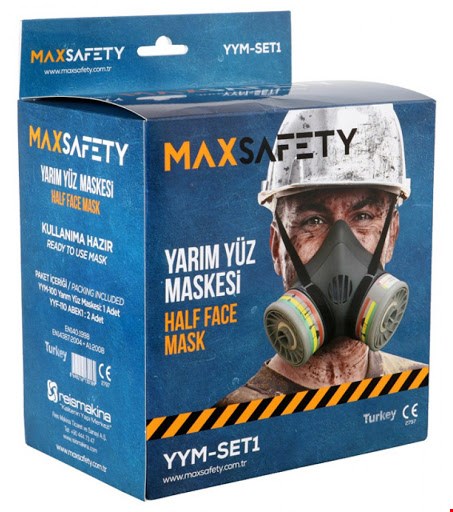 max safety maske seti YYM-100+YYF-110