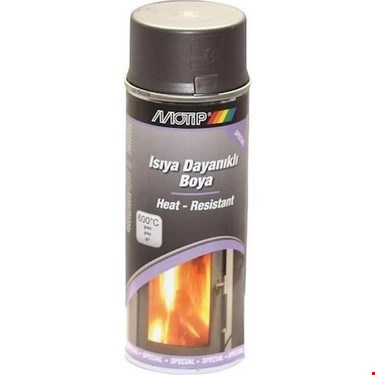 Motip Isıya Dayanıklı Boya 400 ml Gümüş
