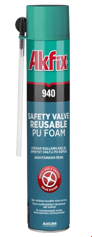 Akfix FA010 Köpük 940 Mekanik Valfli 750ml/850Gr
