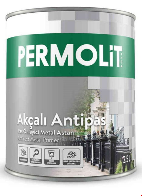Akçalı Antipas Önleyici Metal Astar 0.750 lt Kırmı