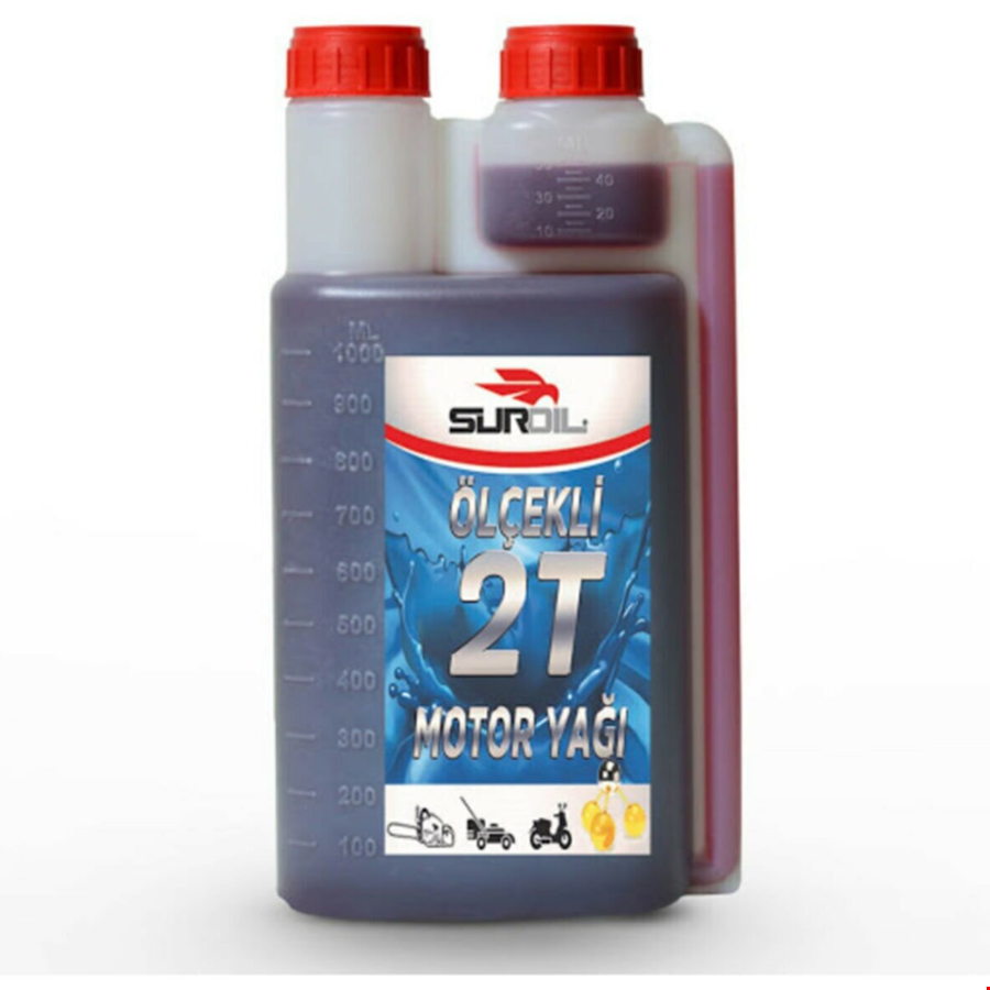 Suroil Motor Yağı 2 Zamanlı 1 Lt Ölçekli