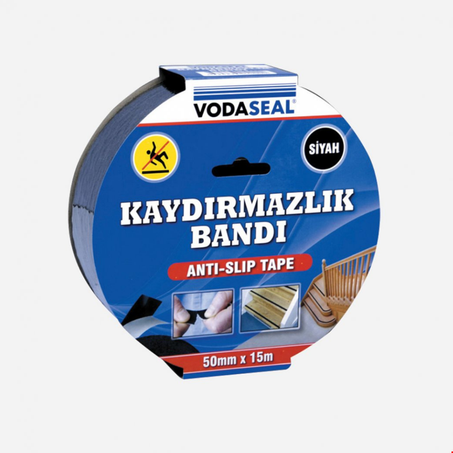 Vodaseal Merdiven Kaydırmaz Bant 50 MM * 15 MT Siyah