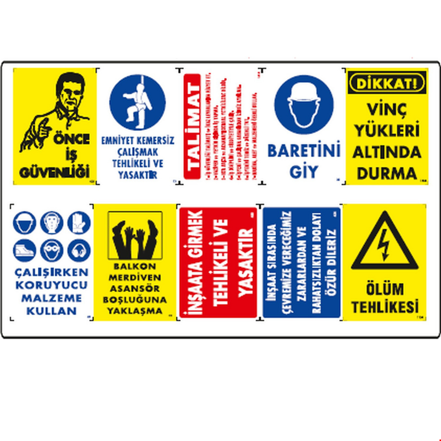 Emek İnşaat Levha Seti 10lu