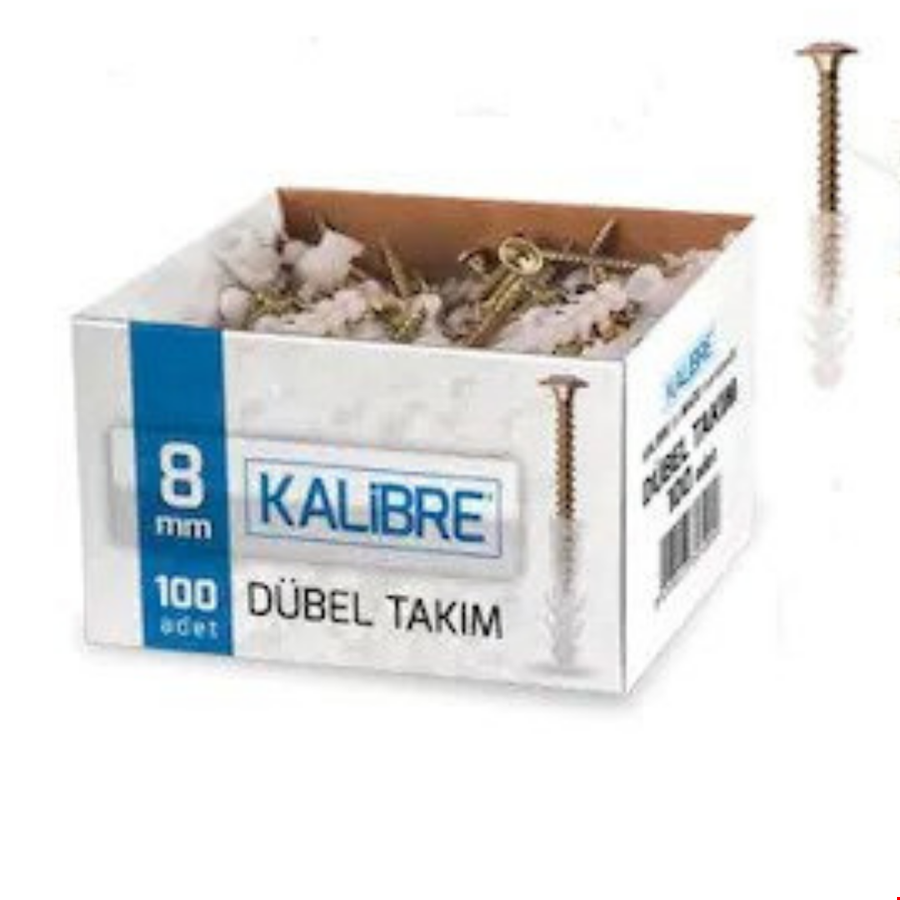 Ma-De Kalibre Dübeli 8 mm 100 lü Takım