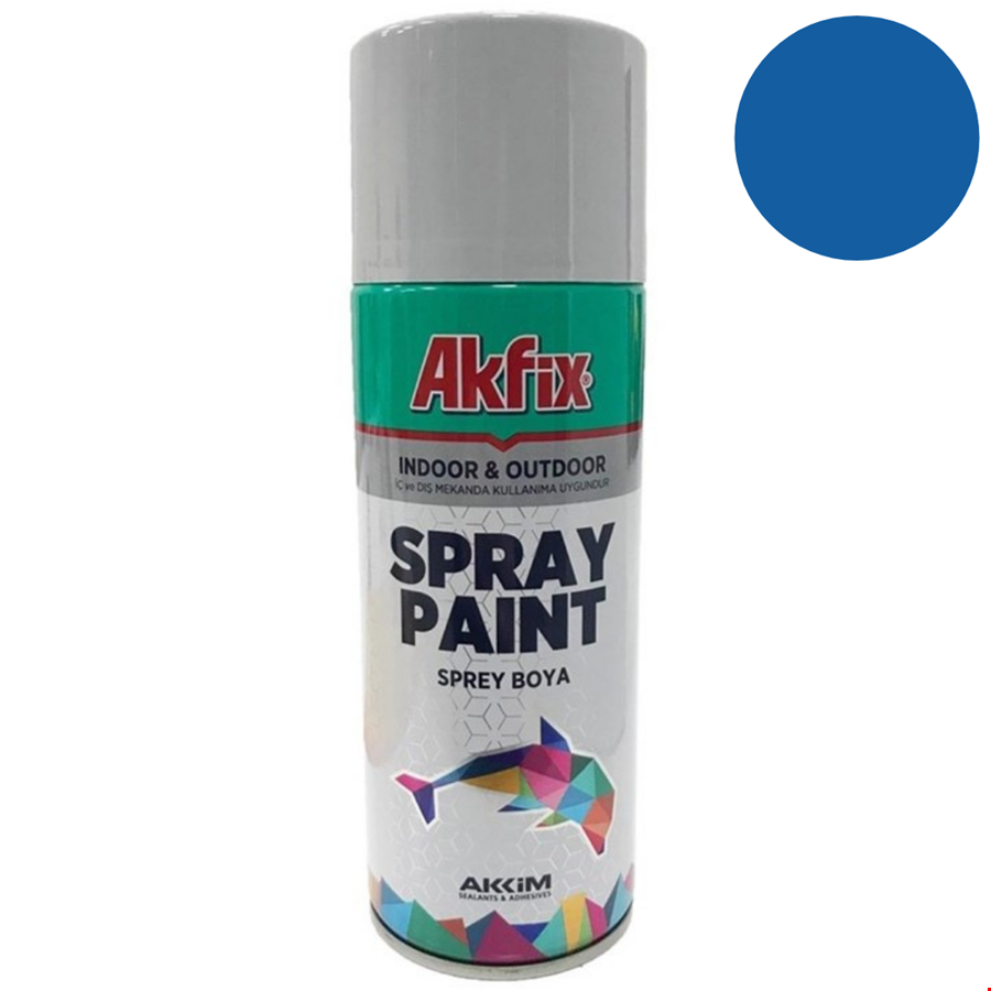 Akfix SP423031 Sprey Boya 400ml Parl.Mavi