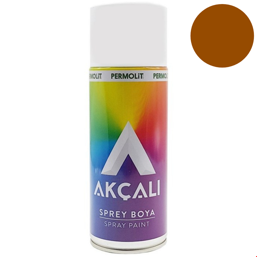 Akçalı Sprey 325 Boya 400 ml  Kahve