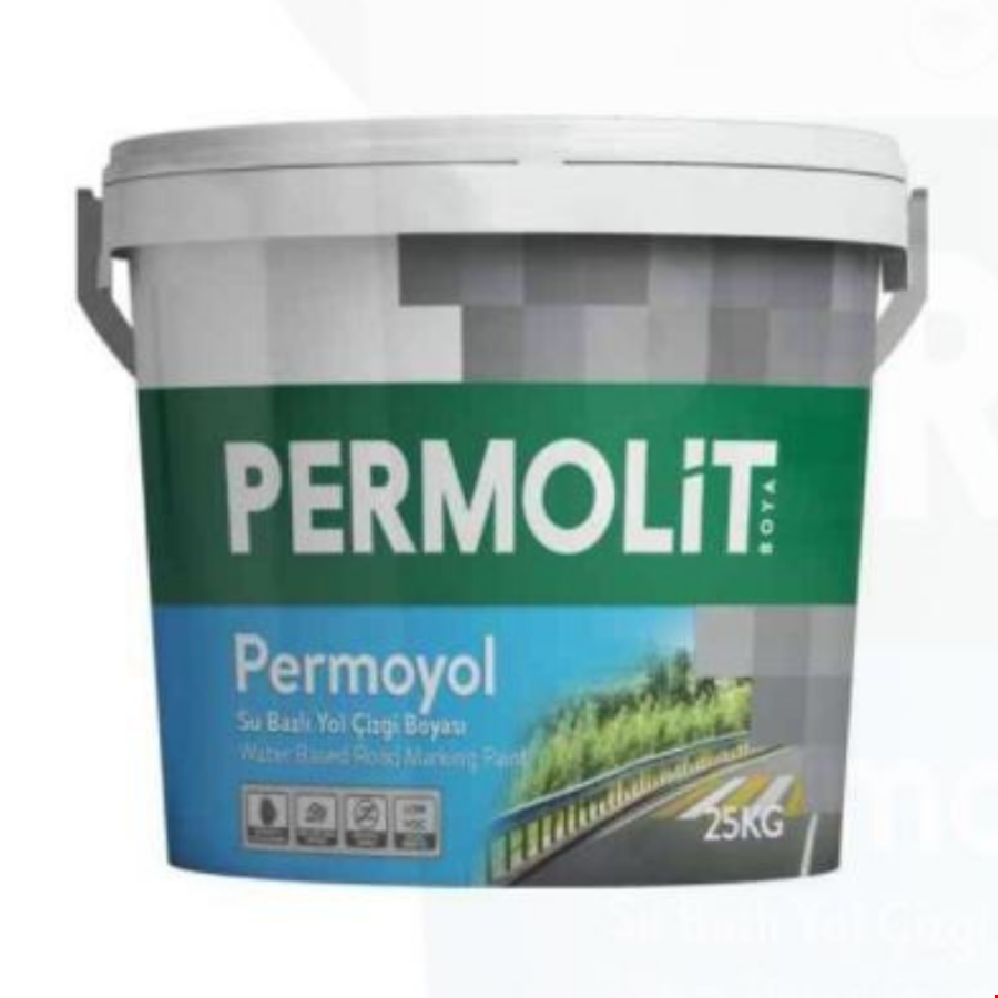 Permolit Permoyol Yol Çizgi Boyası  25 Kg  Beyaz