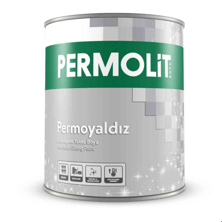 Permoyaldız Soba Boyası  Alümünyum Yaldız 0,250 Lt