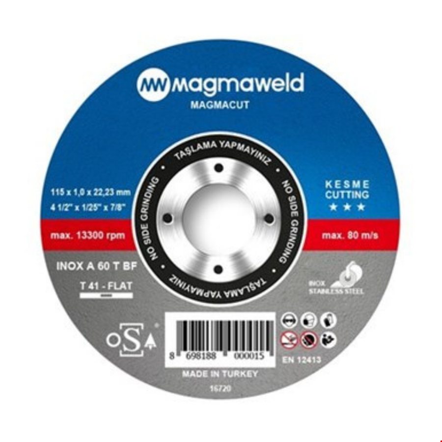 Magmaweld 115' Lik İnox Kesici