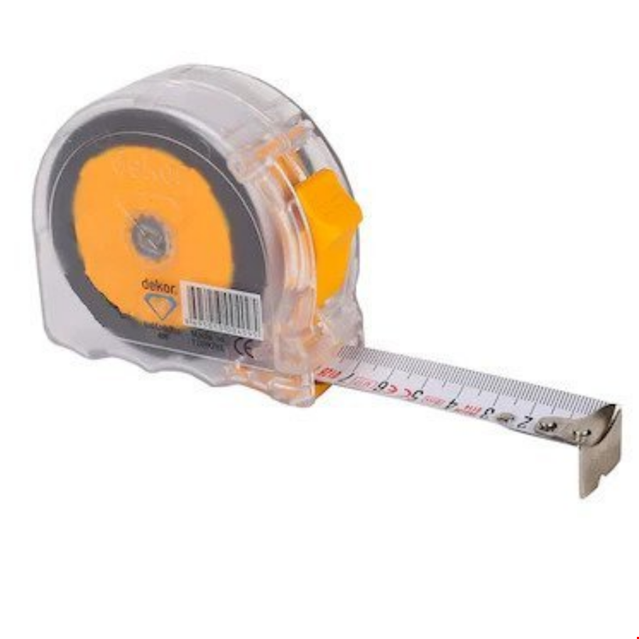 Dekor   408 Şerit Metre Şeffaf   5*25 mm