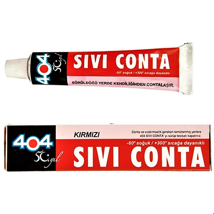 404 Sıvı Conta 45 gr Kırmızı