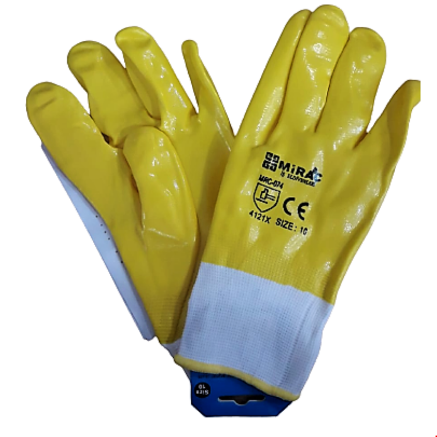 Ymn Tam Kaplı Sarı Eldiven (MRC-074)