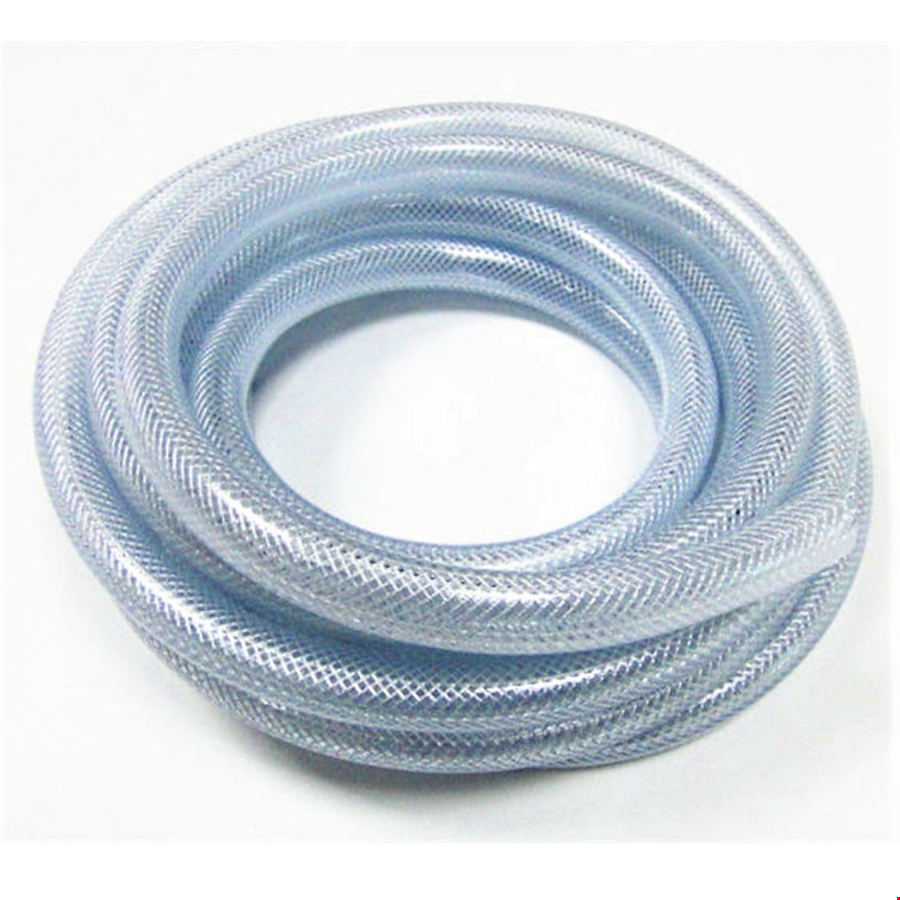 Çelik Örgülü Hortum Şeffaf Eko   1/2" 100 mt