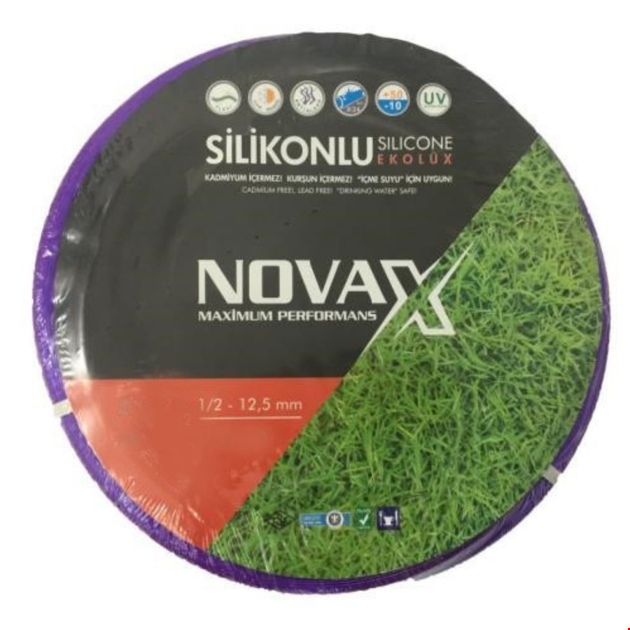 Novax Ekolüks Silikonlu Hortum 100 mt  1/2" (9 kg)