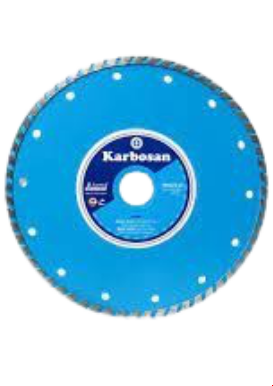 Karbosan Elmas Kesici Turbo Kanallı 180 /950320