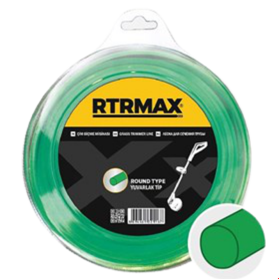 Rtrmax / Rty539 Tırpan Misina Yeşil Yuvarlak 4 m