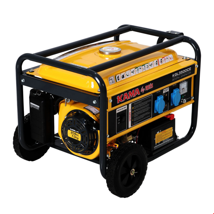 Kama Benzinli Jeneratör KGL3500CE   2.8 kW