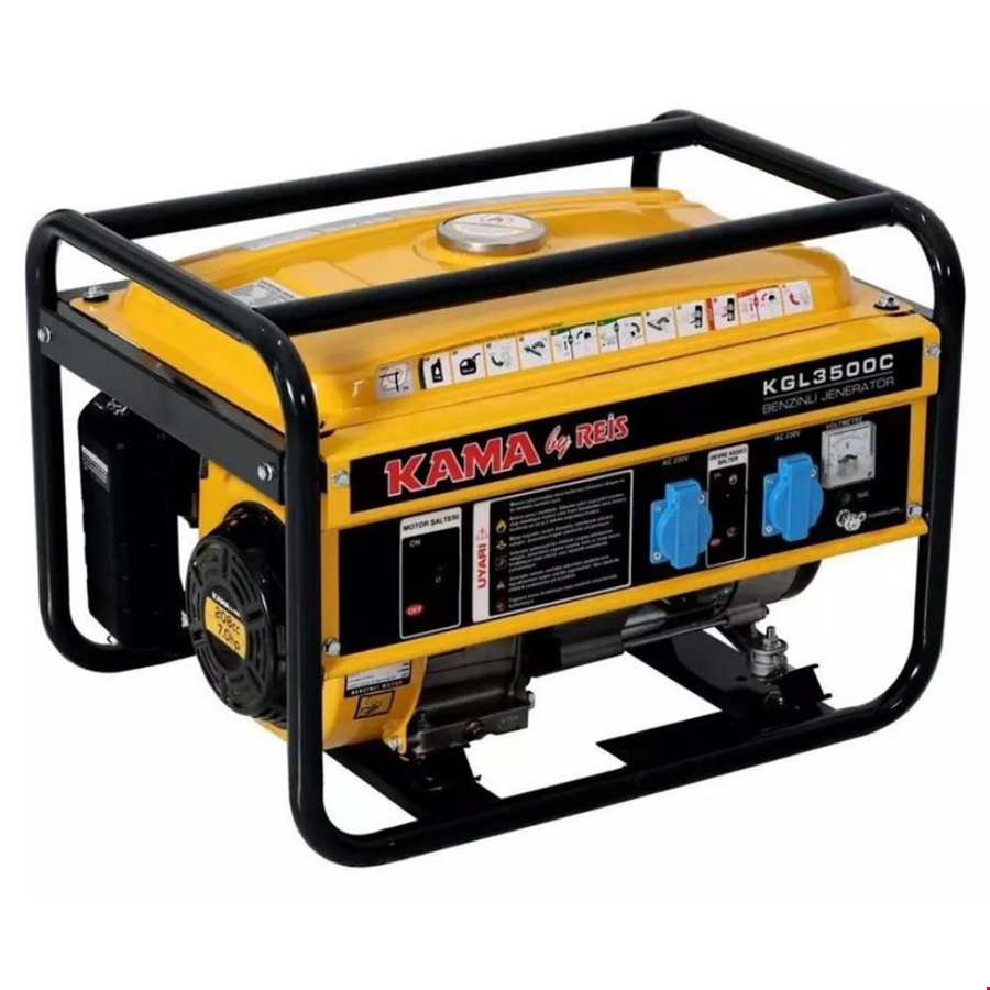 Kama Benzinli Jeneratör KGL3500C  2.8 kW