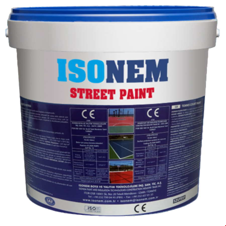 Isonem  Street Paint 18 kg Bordo