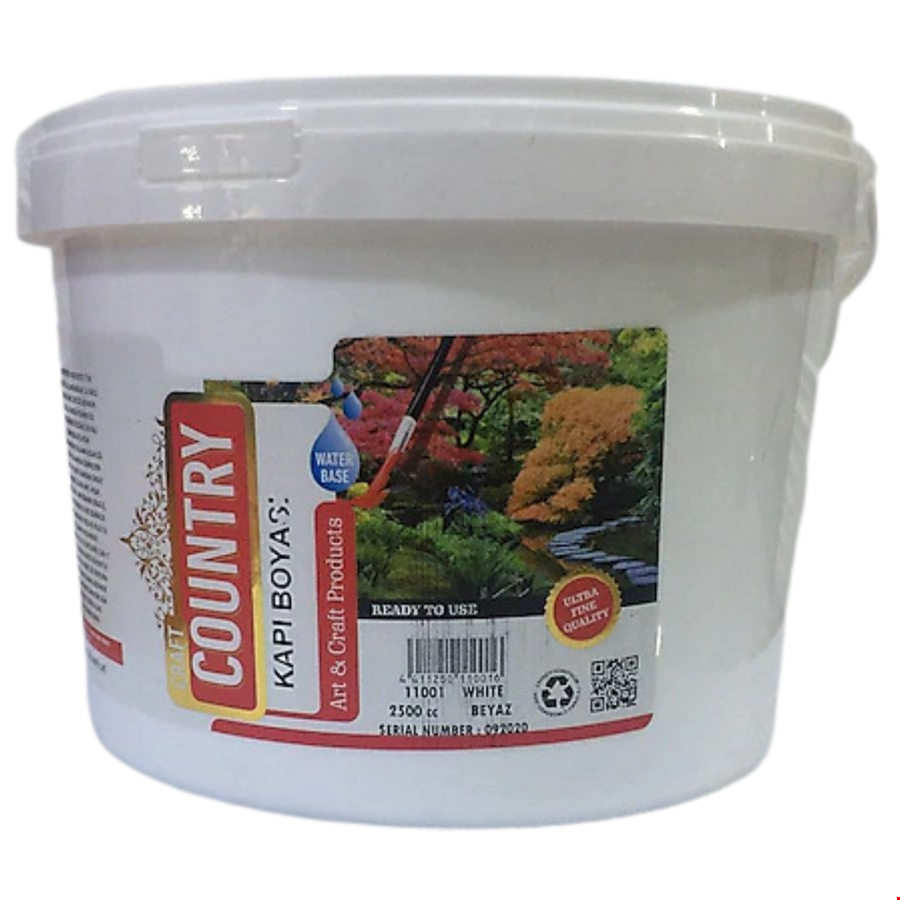 Country Kapı Boyası 11001 Beyaz 2500cc